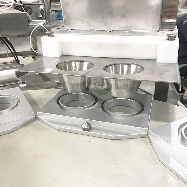 KIS-900-2 Rotationstyp Müsli-Messbecherfüllungsdichtungsmaschine